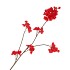 SILK CHERRY BLOSSOM FIERY RED 85CM NM