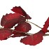 SILK LEAF CHESTNUT DARK RED 79CM NM