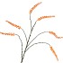 SILK BERRY CLUSTER ORANGE 112CM NM