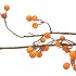 SILK BERRY BRANCHED ORANGE 93CM NM