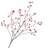 SILK BERRY BRANCHED FIERY RED 135CM NM