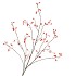 SILK ROSEBOTTLE ORANGE 133CM