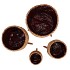 LOFTIER NATURAL BASKET SET 4 18X44/24X52/32X60/38X65CM