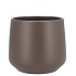 CERAMIC TAUPE MATT POT BERLIN 13CM