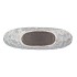 INGA JADA GREY OVAL VASE ACTIVE GLAZE STRUC 24X10X20CM NM