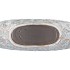 INGA JADA GREY OVAL VASE ACTIVE GLAZE STRUCT 41X15X33CM NM