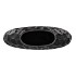 INGA JADA BLACK OVAL VASE STRUCTURE 24X10X20CM NM