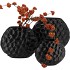 INGA JADA BLACK OVAL VASE STRUCTURE 41X15X33CM