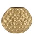 INGA JADA GOLD OVAL VASE STRUCTURE 24X10X20CM