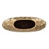 INGA JADA GOLD OVAL VASE STRUCTURE 24X10X20CM