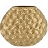 INGA JADA GOLD OVAL VASE STRUCTURE 32X12X26CM