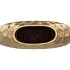 INGA JADA GOLD OVAL VASE STRUCTURE 32X12X26CM