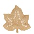 LEAF MAPLE PLATE WARM SAND 18X18X4CM NM
