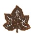 LEAF MAPLE PLATE OLIVE 18X18X4CM NM