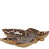 LEAF MAPLE PLATE OLIVE 18X18X4CM NM