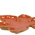 LEAF MAPLE PLATE ORANGE 24X24X4CM NM