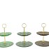 DAYAH GREEN MIX CAKE SHELF ASS 15/18X24CM NM