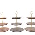 DAYAH WOODS BROWN MIX CAKE SHELF ASS 18/20/25X33CM NM