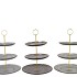 DAYAH BLACK MIX CAKE SHELF ASS 18/20/25X33CM NM