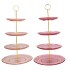 DAYAH SWEETS PINK MIX CAKE SHELF ASS 15/18/20/25X46CM NM