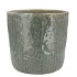 IRON STONE BLUE GLAZED POT 19X17CM
