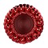 CHRISTMASBALL RED VASE 27X27X33CM