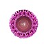 CHRISTMASBALL FUCHSIA POT 17X17X12CM NM