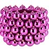 CHRISTMASBALL FUCHSIA POT 29X29X20CM NM