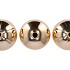 CHRISTMASBALL GOLD SINGLE VASE ASS 19X19X17CM NM