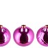 CHRISTMASBALL FUCHSIA SINGLE VASE ASS 15X15X14CM