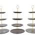 DAYAH BLACK MIX CAKE SHELF ASS 15/18/20/25X46CM NM