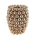 CHRISTMASBALL GOLD VASE 27X27X33CM NM