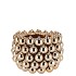 CHRISTMASBALL GOLD POT 17X17X12CM