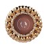 CHRISTMASBALL GOLD POT 22X22X15CM NM