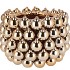 CHRISTMASBALL GOLD POT 29X29X20CM