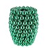 CHRISTMASBALL GREEN VASE 27X27X33CM NM