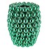 CHRISTMASBALL GREEN VASE 30X30X39CM