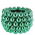 CHRISTMASBALL GREEN POT 22X22X15CM NM