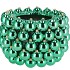 CHRISTMASBALL GREEN POT 29X29X20CM NM