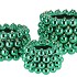 CHRISTMASBALL GREEN POT 29X29X20CM NM