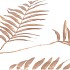 SILK PALM LEAF GOLD 87CM NM
