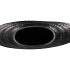 INGA JADA BLACK OVAL VASE WAVE 41X14X39CM NM