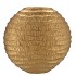INGA JADA GOLD OVAL VASE WAVE 41X14X39CM