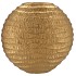 INGA JADA GOLD OVAL VASE WAVE 51X17X50CM
