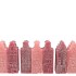 CANDLE A'DAM HOUSE SWEETS PINK MIX 7X7X20CM