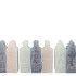 CANDLE A'DAM HOUSE GREY MIX 7X7X20CM