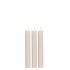 CANDLE FROSTY TAPER IVORY MIX 2X15CM