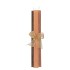CANDLE FROSTY TAPER WOODS BROWN MIX 2X25CM