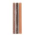 CANDLE FROSTY TAPER WOODS BROWN MIX 2X25CM