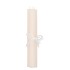CANDLE FROSTY TAPER IVORY MIX 2X25CM